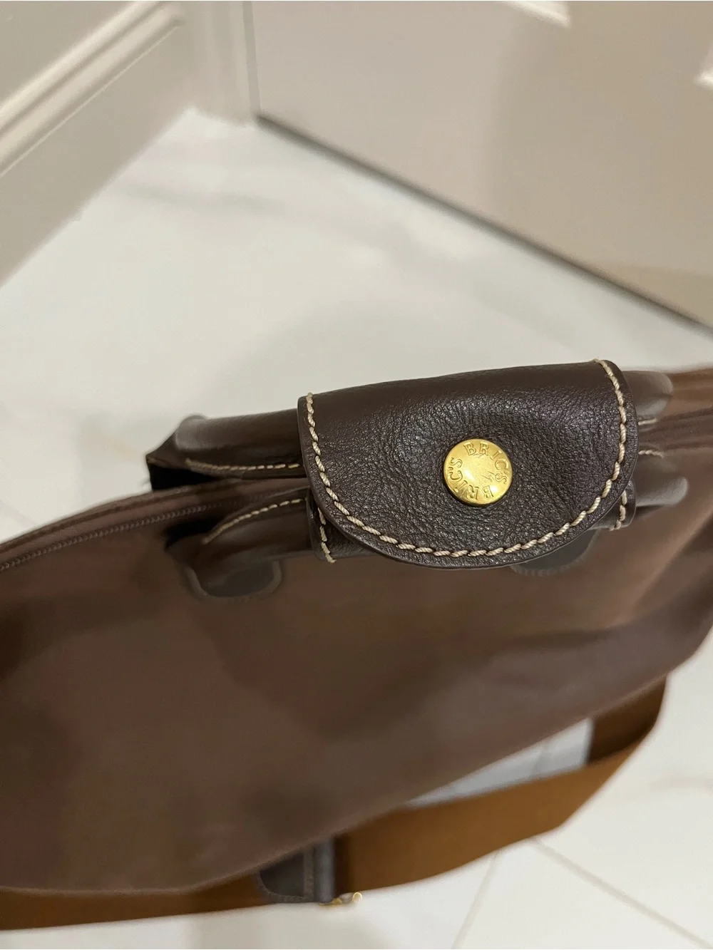 BRIC’S Classic Brown Weekender Bag - Men